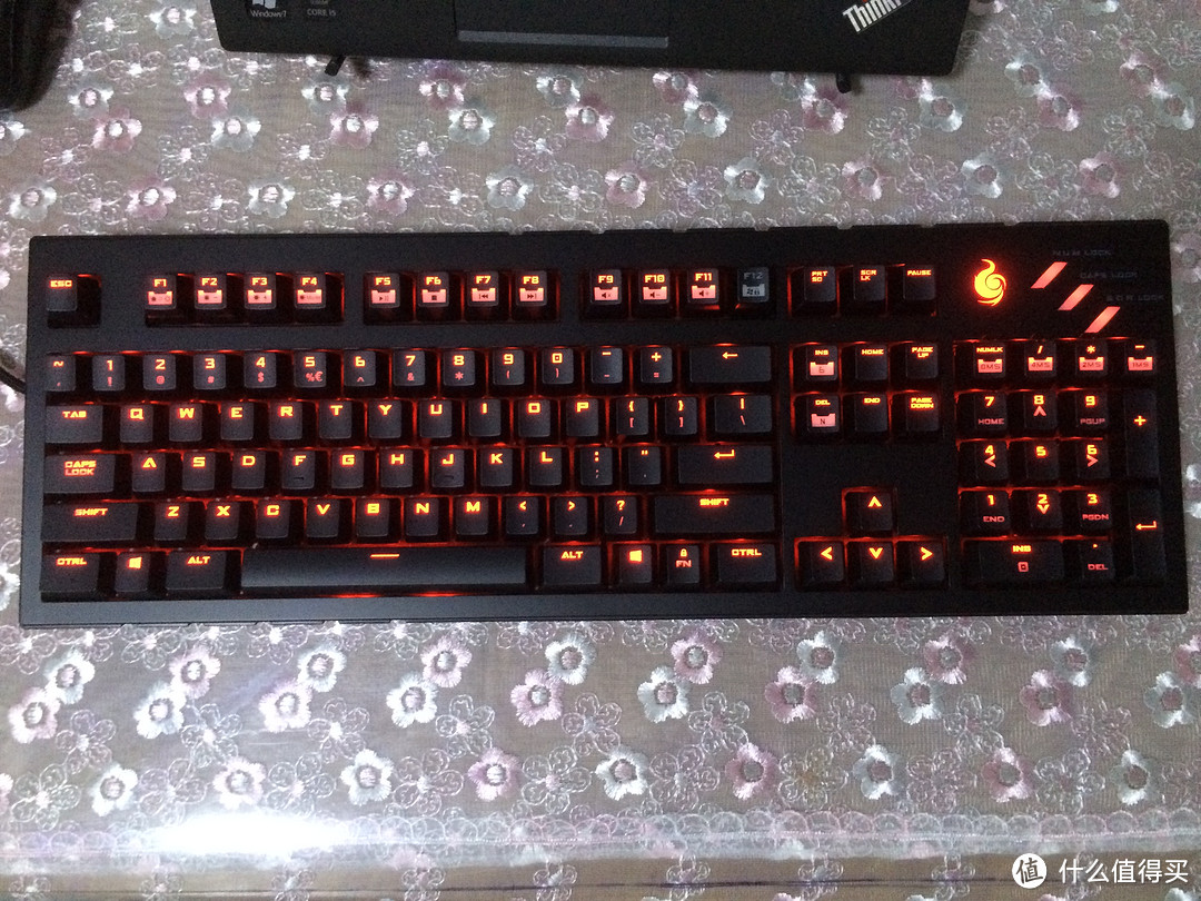 COOLERMASTER 酷冷至尊 CM-Storm 烈焰枪旗舰版 104键全背光青轴键盘 开箱