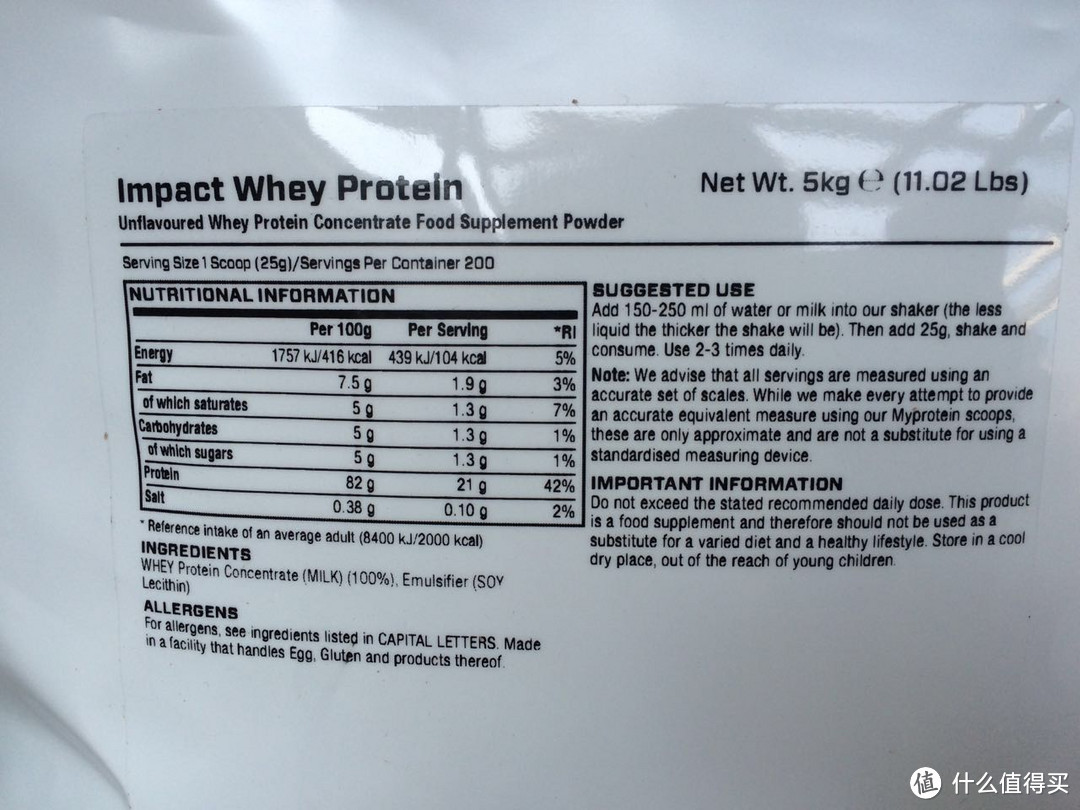 漂洋过海来买粉：英淘MyProtein蛋白粉到货开箱