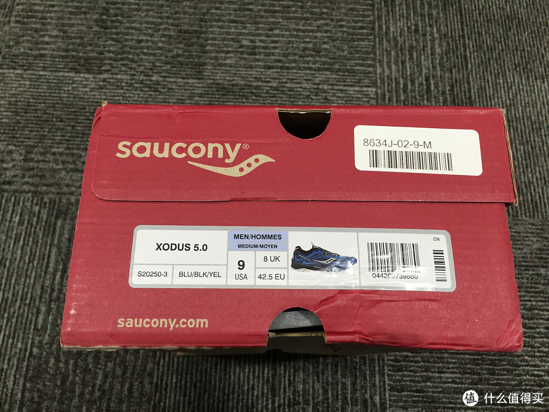 Saucony Xodus 5.0越野跑鞋男款蓝色开箱