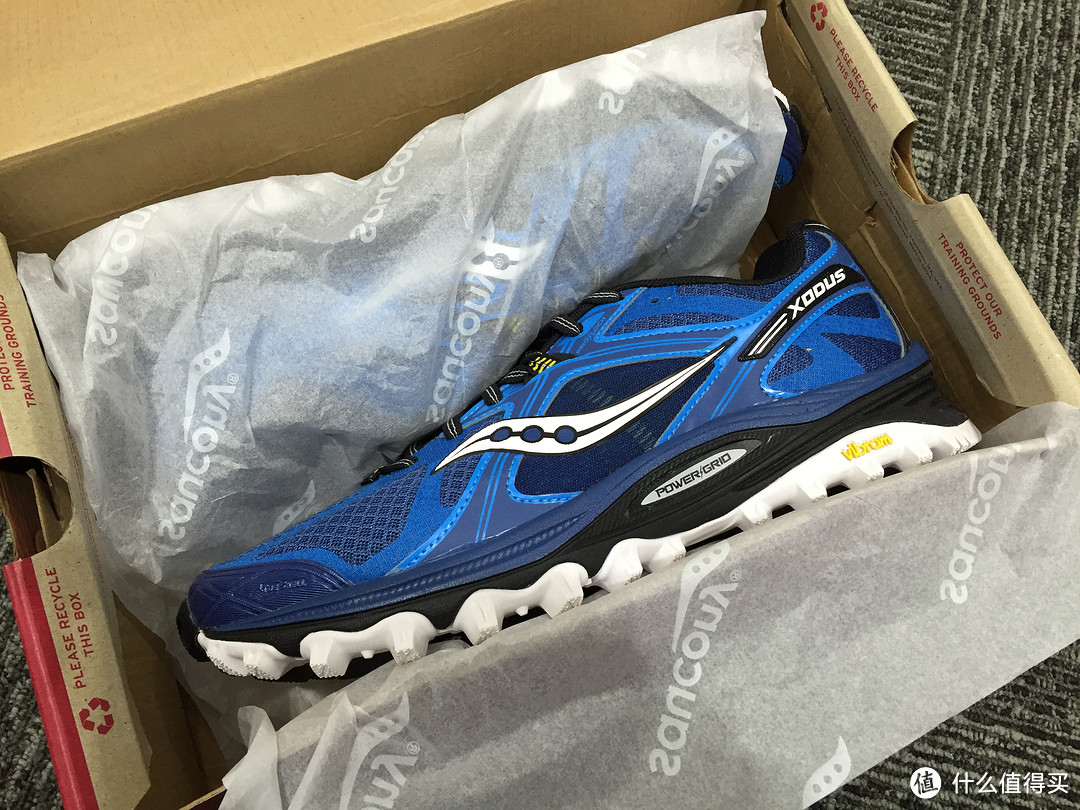 Saucony Xodus 5.0越野跑鞋男款蓝色开箱