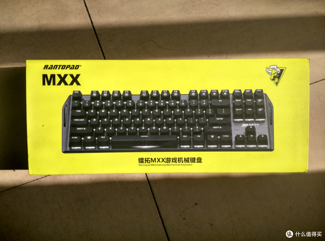 RANTOPAD 镭拓 MXX 背光游戏机械键盘 开箱