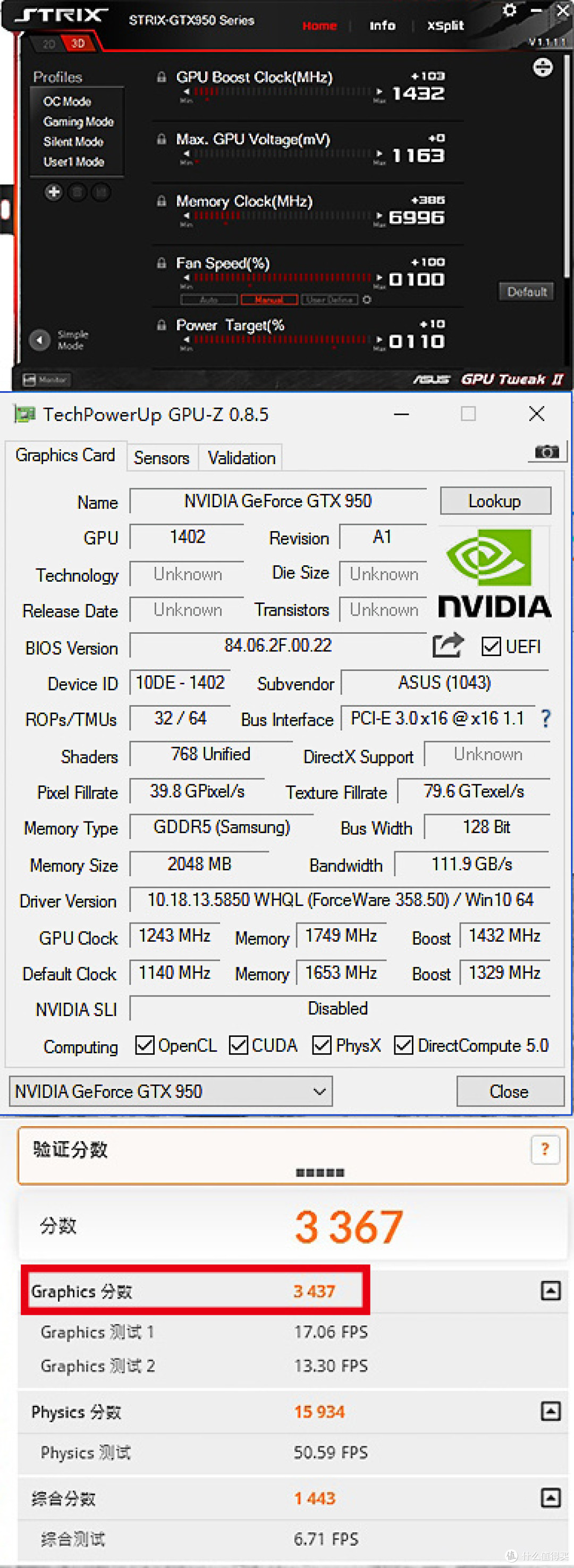 漆黑的追踪者——华硕STRIX 950 OC显卡测试报告