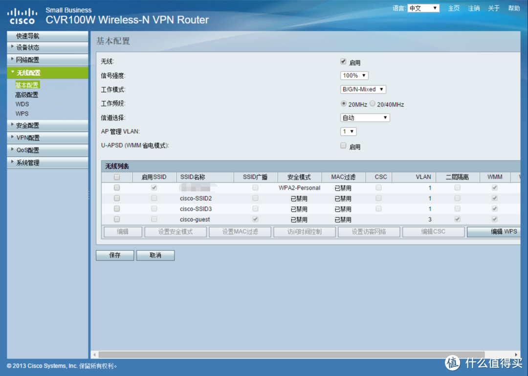 CISCO 思科 CVR100W 300M 无线路由器 1元抢购