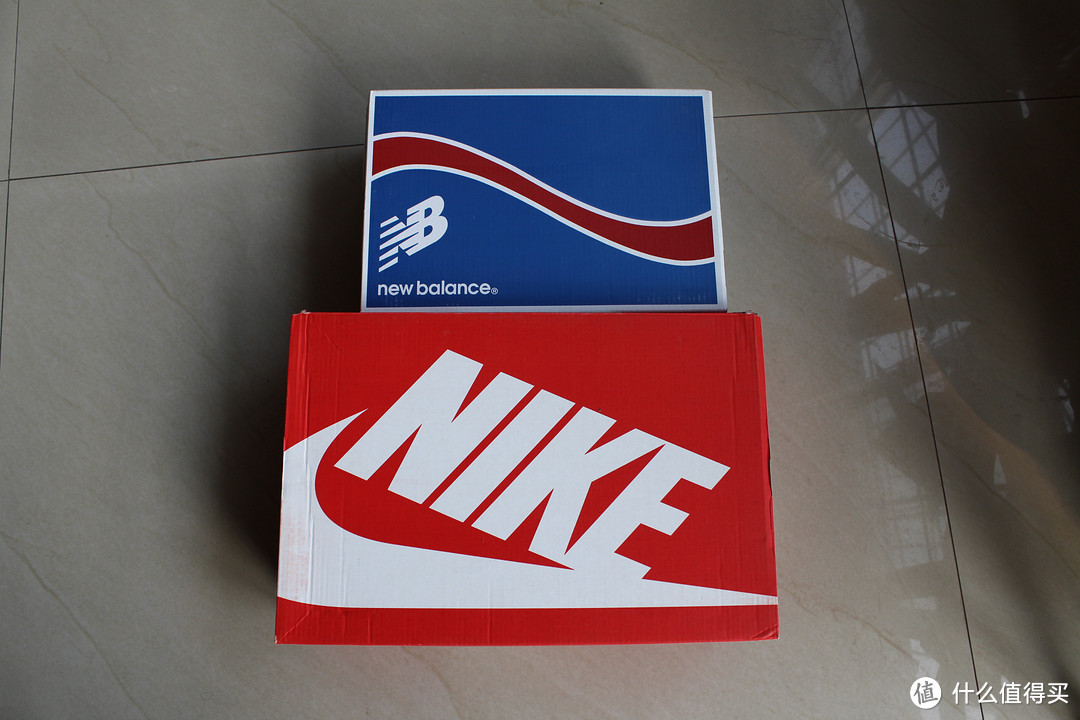 实体店购入：Nike air max print & new balance KV574LRY 开箱晒单