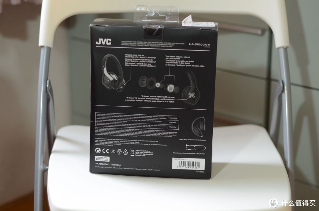 一抹骚紫：JVC 杰伟世 HA-SR100X 头戴式耳机 开箱