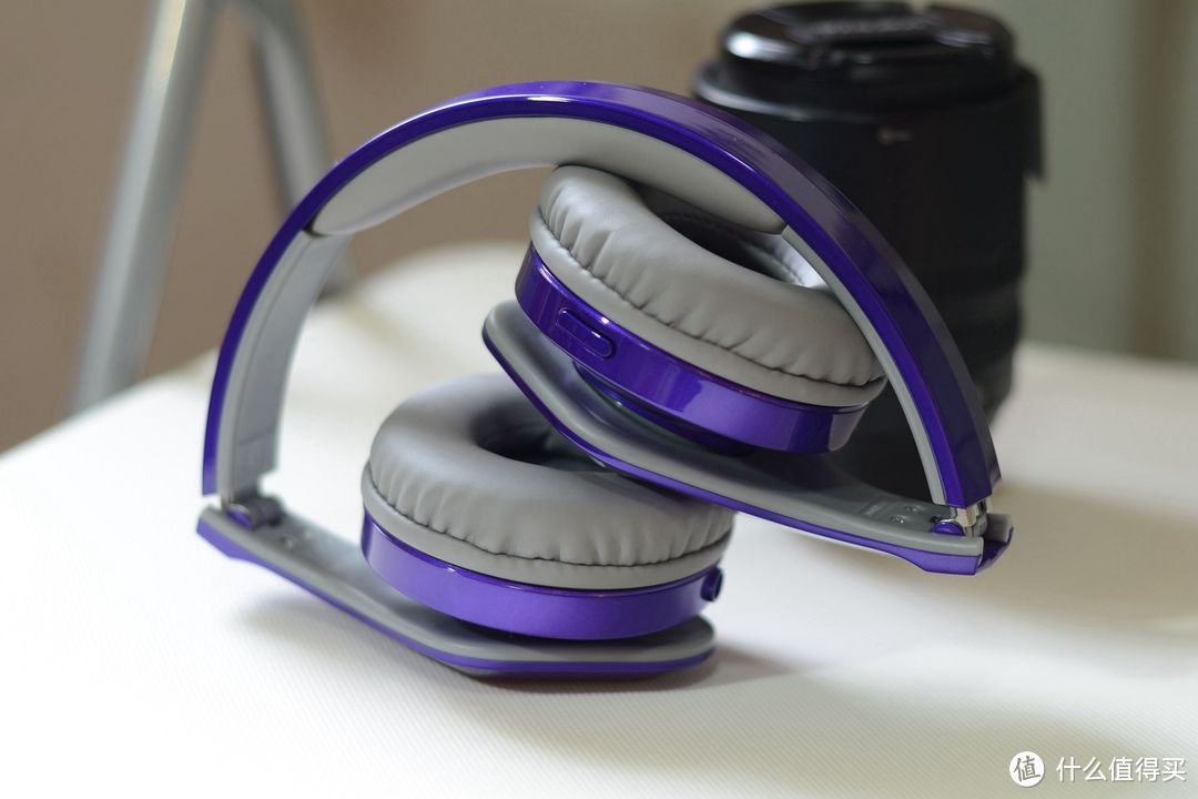 一抹骚紫：JVC 杰伟世 HA-SR100X 头戴式耳机 开箱