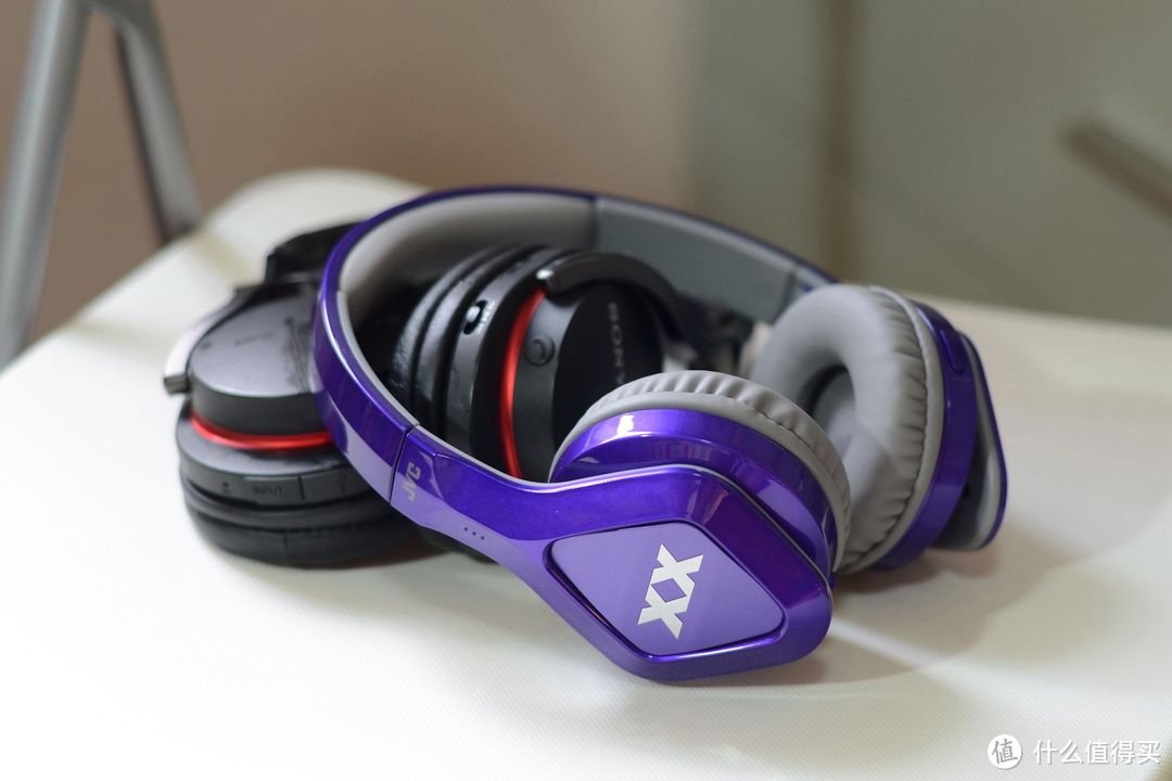 一抹骚紫：JVC 杰伟世 HA-SR100X 头戴式耳机 开箱