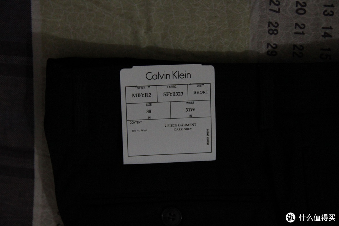 为尺码前仆后继，Calvin Klein B00TRIXPV2 男士西服套装 开箱