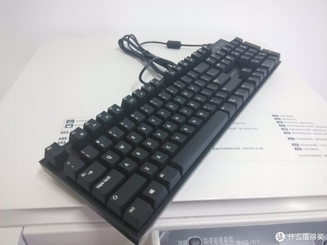 我的第一个机械键盘：GIGABYTE 技嘉 force k83 青轴 开箱