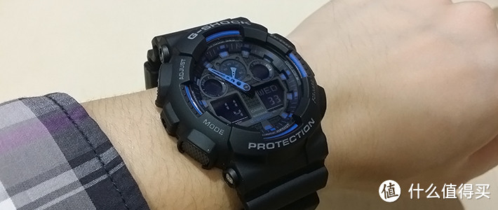 喜闻乐见：CASIO 卡西欧 G-SHOCK系列 GA-100-1A4运动手表