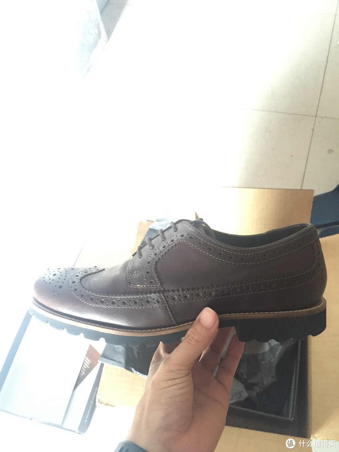 Rockport 乐步 Stake Runner Wingtip Oxford 男士皮鞋