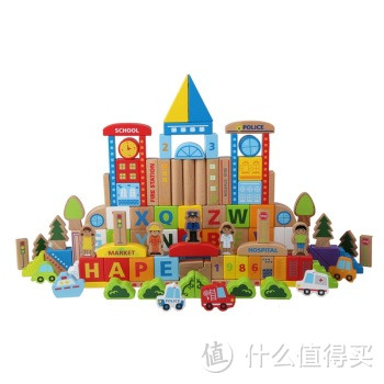 Hape 145粒城市情景积木