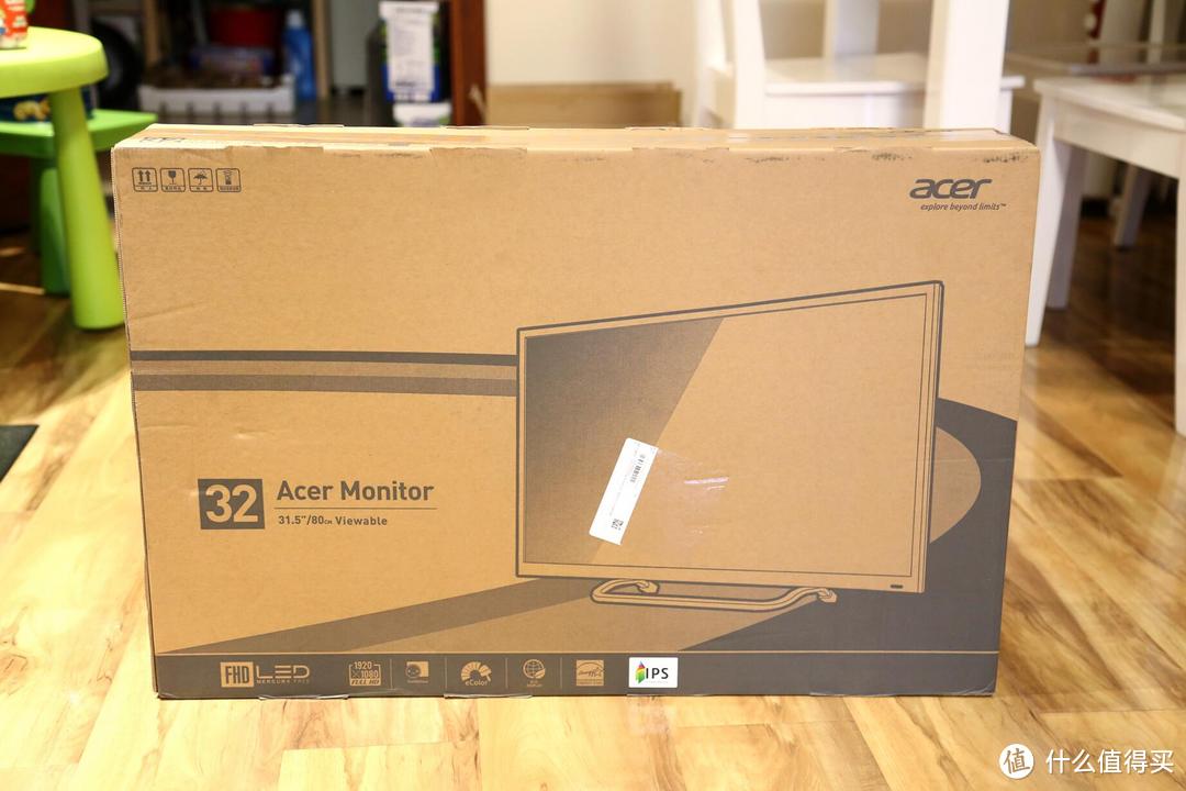 把书房变网咖---Acer宏碁 EB320HQ 32寸ADS-IPS显示器