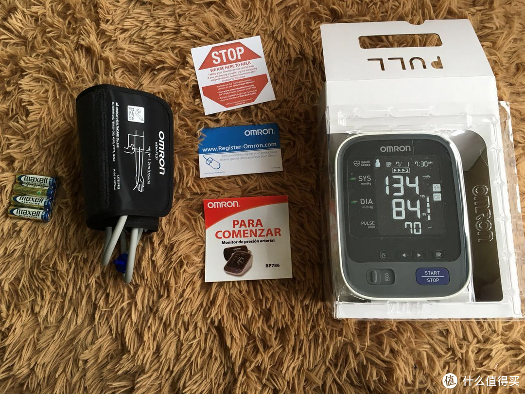 OMRON 欧姆龙 BP786 血压仪 开箱&使用评测