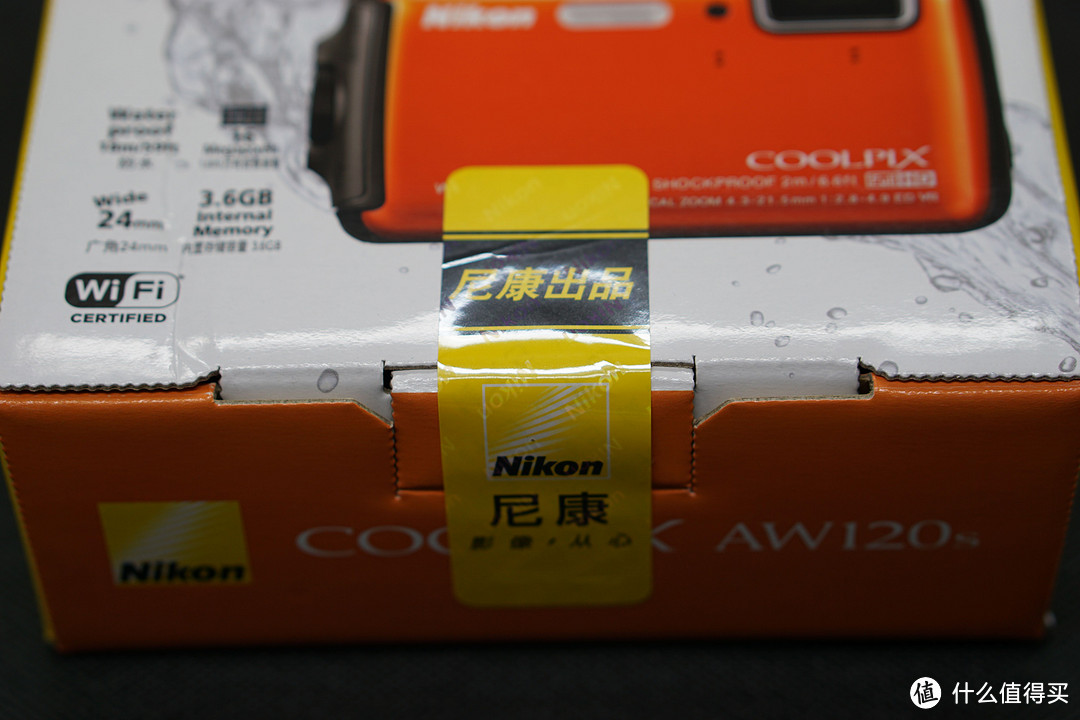 橙色诱惑：Nikon 尼康 COOLPIX AW120s 三防相机 开箱