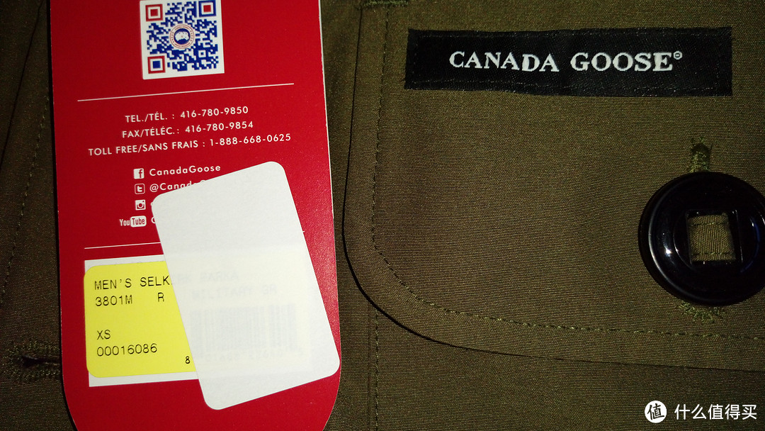 我的大鹅SHOW：Canada Goose 加拿大鹅 Selkirk Parka 男款羽绒服