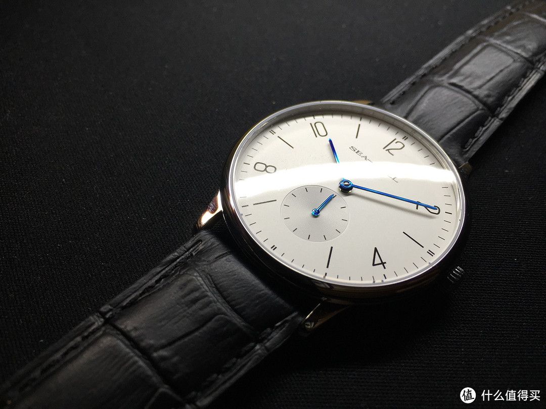 #双11晒战绩# 穷人的nomos：国产包豪斯风 SeaGull 海鸥 819.612 男款手动机械表