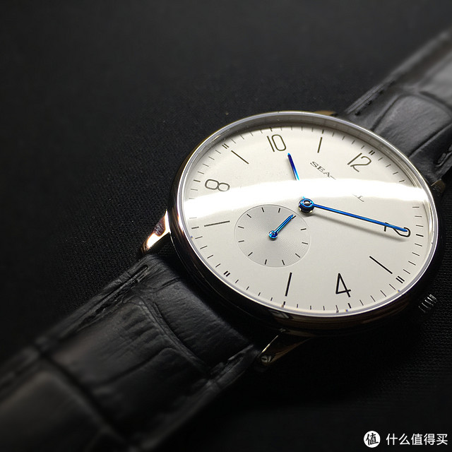 #双11晒战绩# 穷人的nomos：国产包豪斯风 SeaGull 海鸥 819.612 男款手动机械表