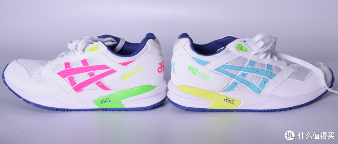 情侣晨跑鞋晒单：ASICS 亚瑟士 Gel-Saga Retro 中性复古跑鞋