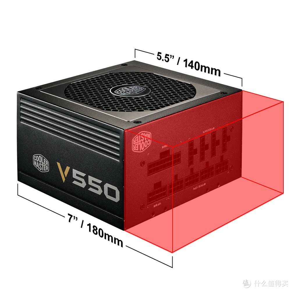 CoolerMaster 酷冷至尊 V550 全模组金牌电源开箱&自制模组线定义