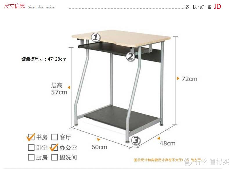 #双11晒战绩# 租房利器-funature 慧乐家 双层电脑桌