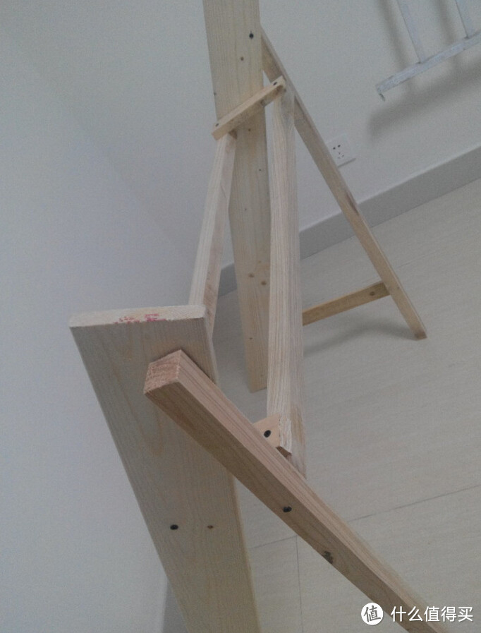 剩余木方 DIY简易两用花架踏步梯
