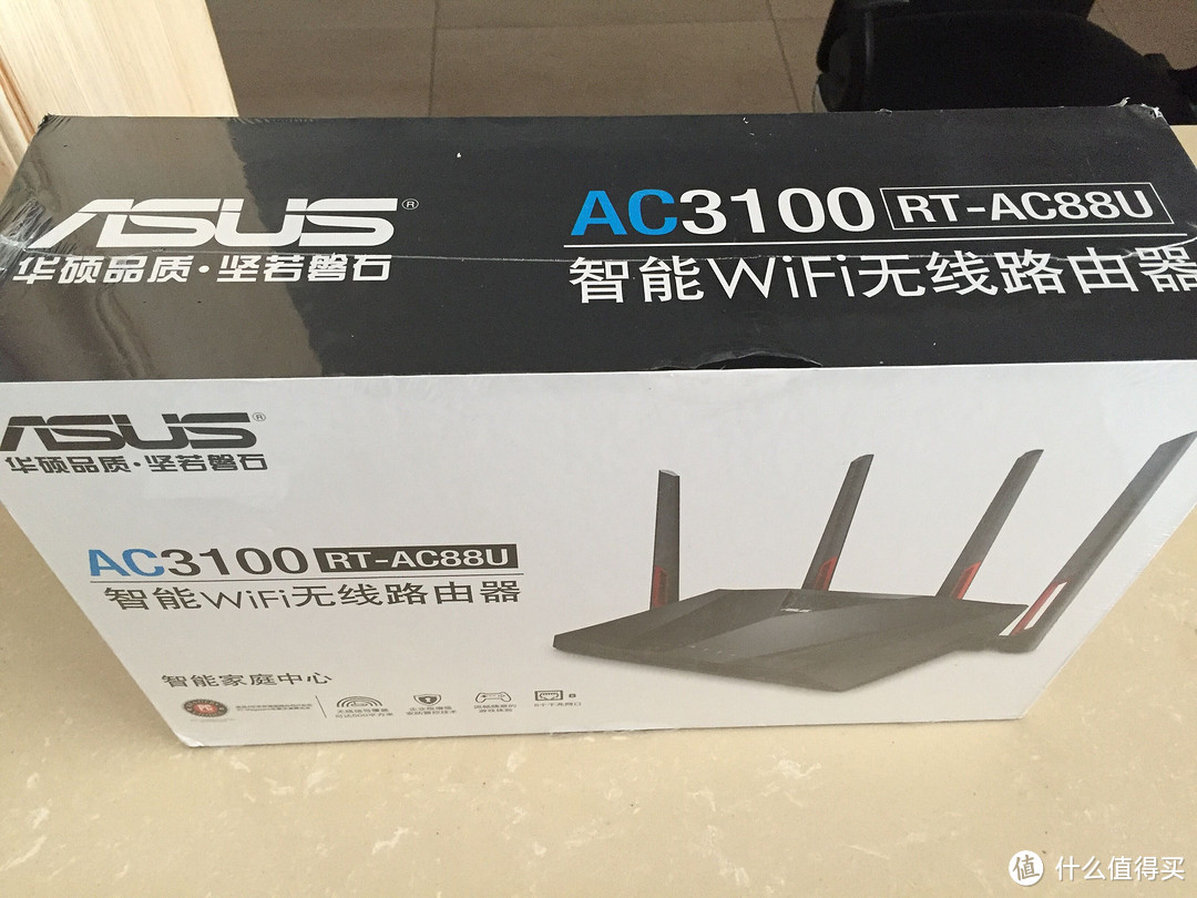 最新旗舰霸气开箱：ASUS 华硕 RT-AC88U 无线路由器