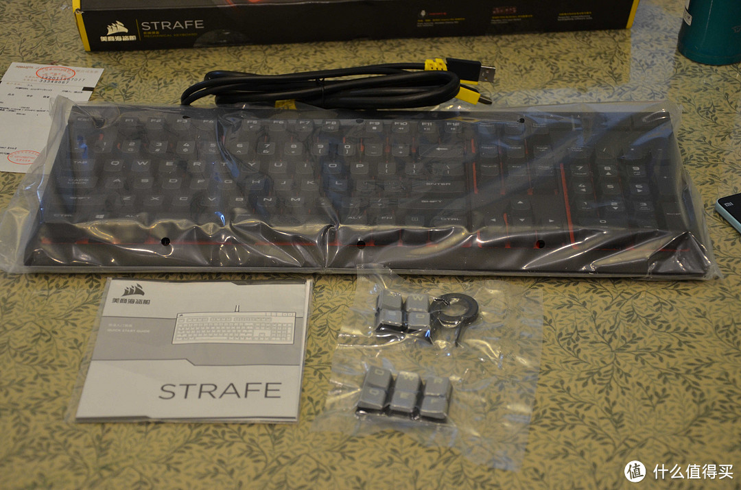 我的双十一第一单---Corsair 海盗船 STRAFE 惩戒者 开箱体验