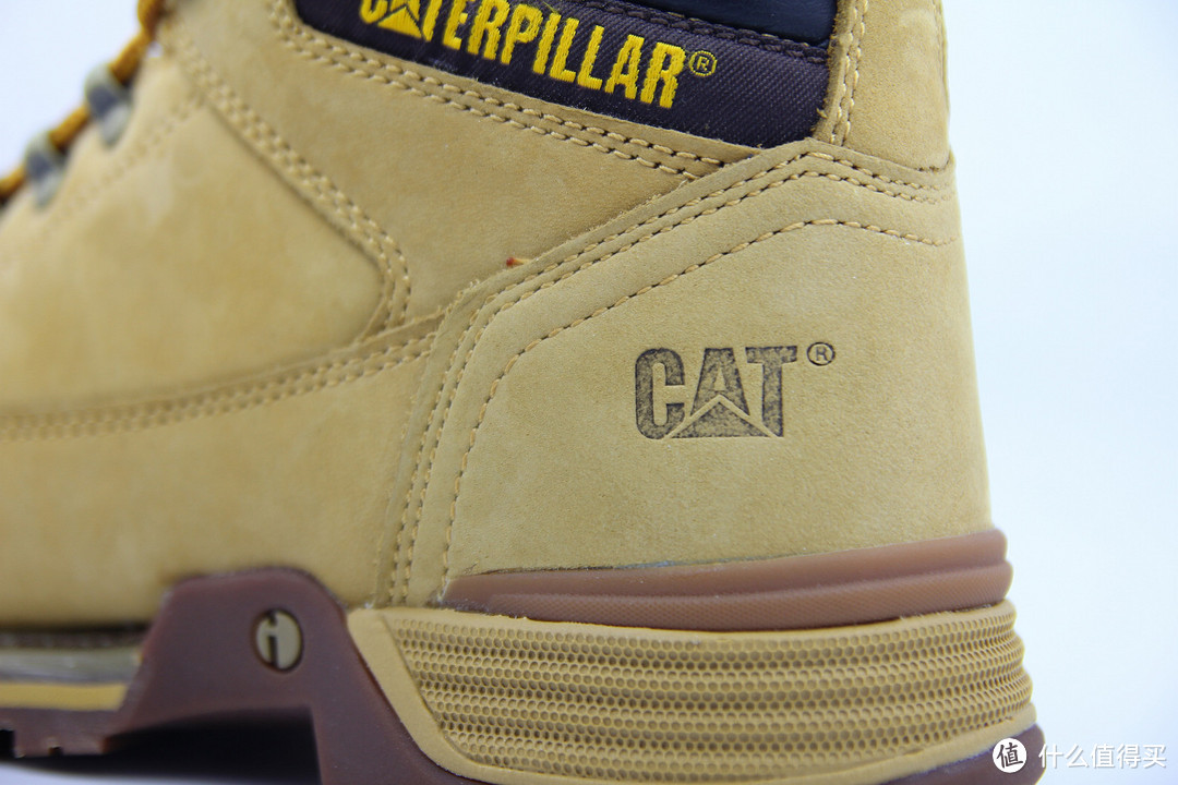 双十一的开心收获---CAT 卡特彼勒 牛皮男款工装黄靴 P717846