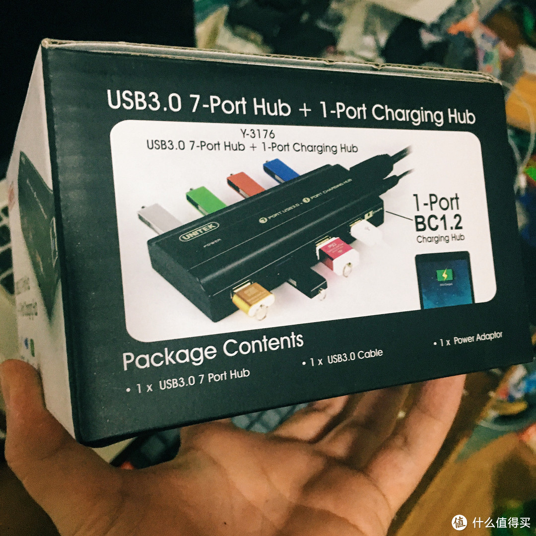 UNITEK 优越者 7口USB3.0分线器 开箱分享