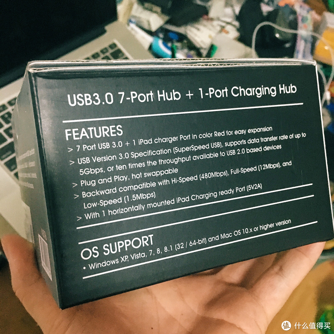 UNITEK 优越者 7口USB3.0分线器 开箱分享