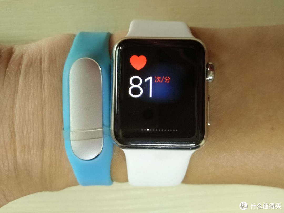 到底准不准？小米手环光感版和apple watch心率对比