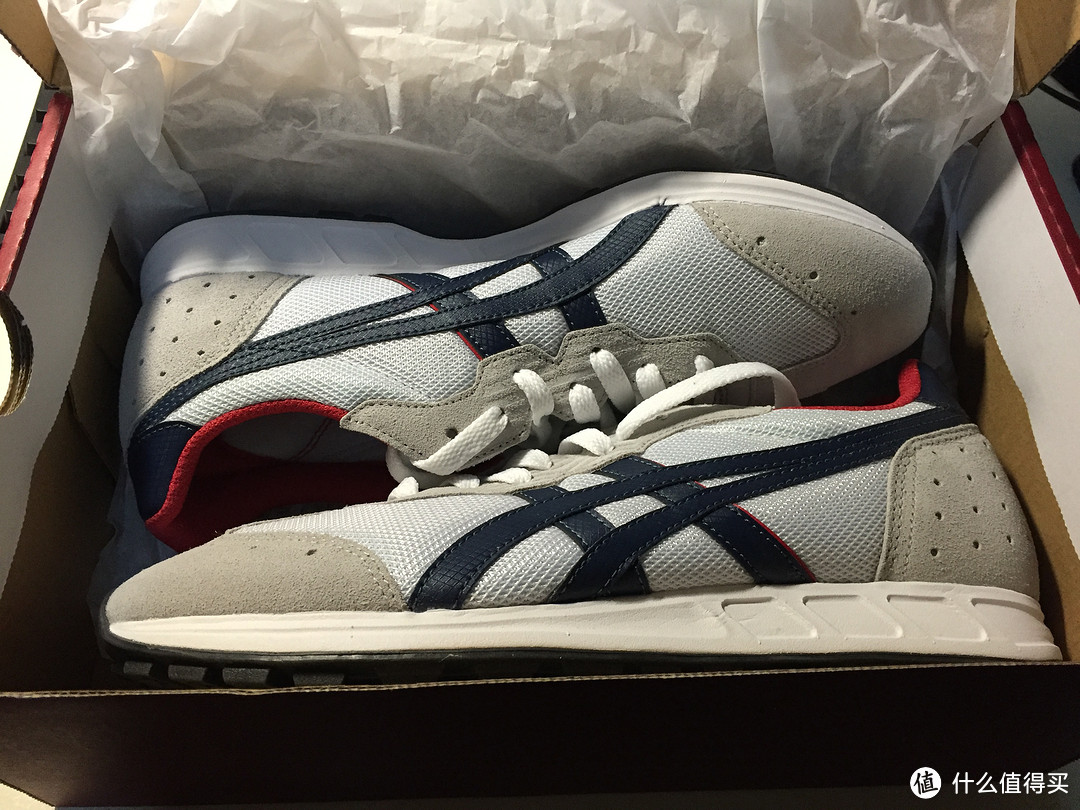 #双11晒战绩#Onitsuka Tiger 鬼冢虎 T-STORMER系列 D431N复刻运动鞋 开箱