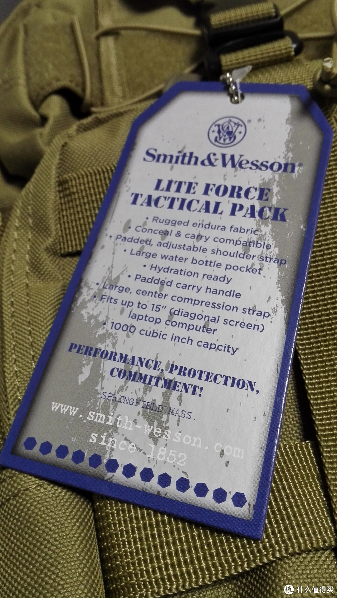 Smith and Wesson 史密斯·威森 单肩战术背包 开箱