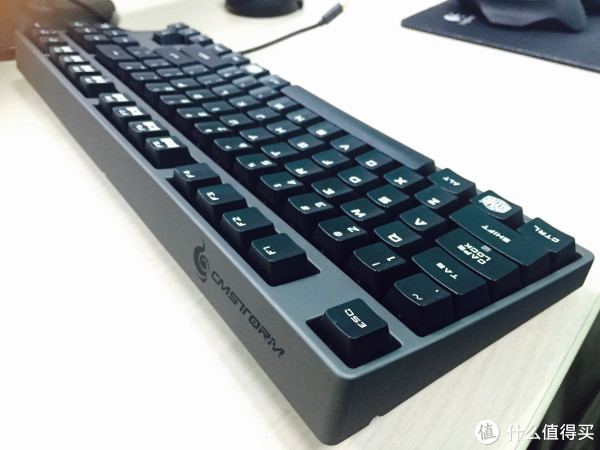 分享第一把机械键盘:coolermaster 酷冷至尊 烈焰枪 太空银复刻版