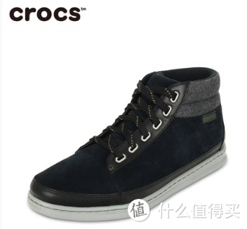 #双十一晒战绩# crocs男士简约麝皮短靴