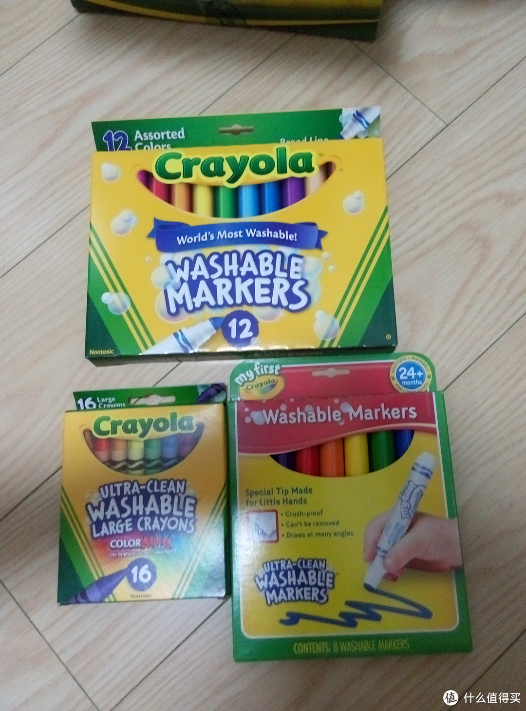 #双11晒战绩# Crayola 绘儿乐 画板及各种彩笔（内有蜡笔重量）