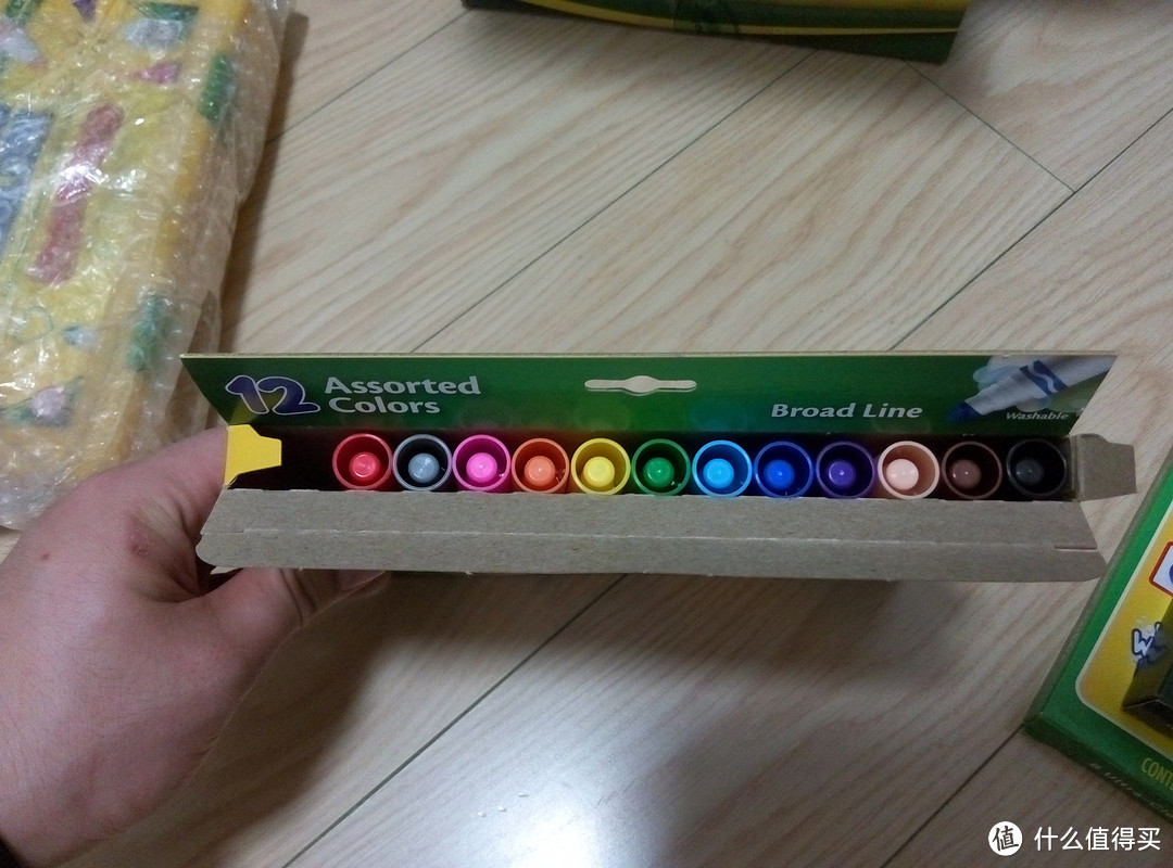 #双11晒战绩# Crayola 绘儿乐 画板及各种彩笔（内有蜡笔重量）