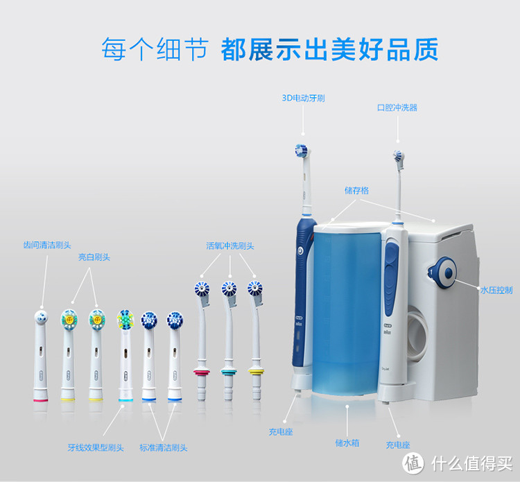 #双11晒战绩# 我的第一把电动牙刷 — Oral-B 欧乐B OC20 种植套装