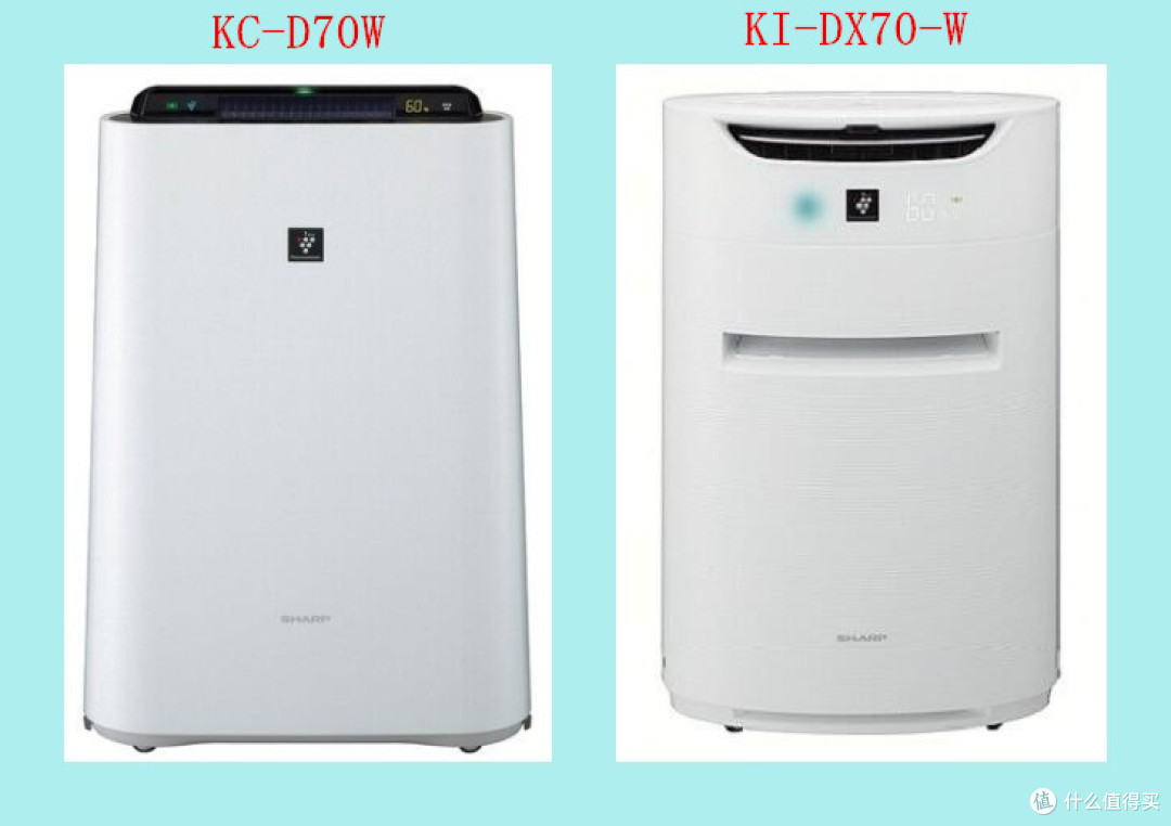 当空气也要收费：日亚购入SHARP 夏普 KC-D70W（附与KI-DX70-W简单对比）
