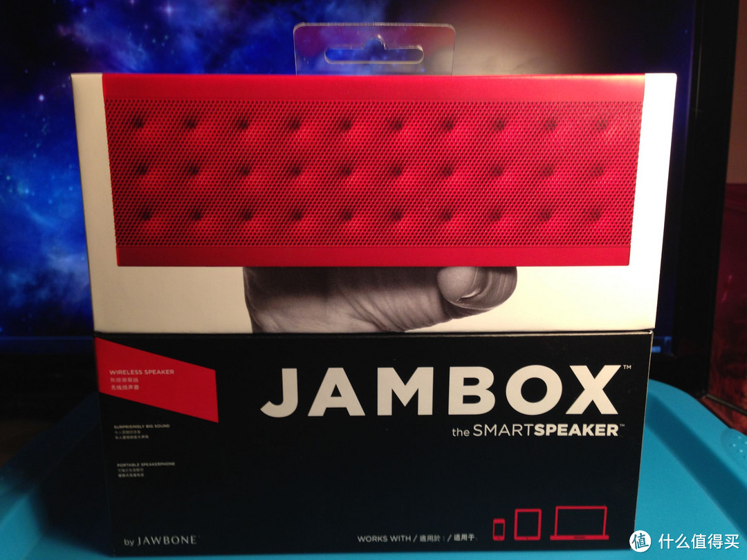 小小大能量——JAWBONE 卓棒 MINIJAMBOX 便携音箱 开箱