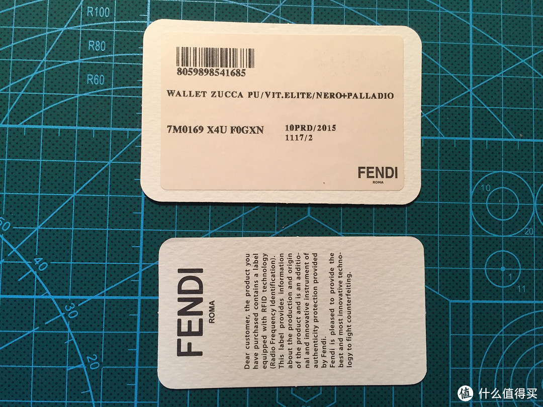 #双11晒战绩#FENDI 芬迪 男士短款钱包 7M0169