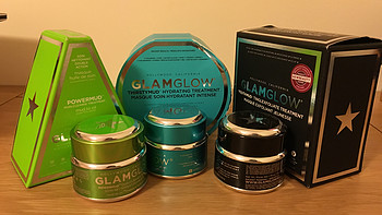 GLAMGLOW 黑蓝绿三款面膜使用体验