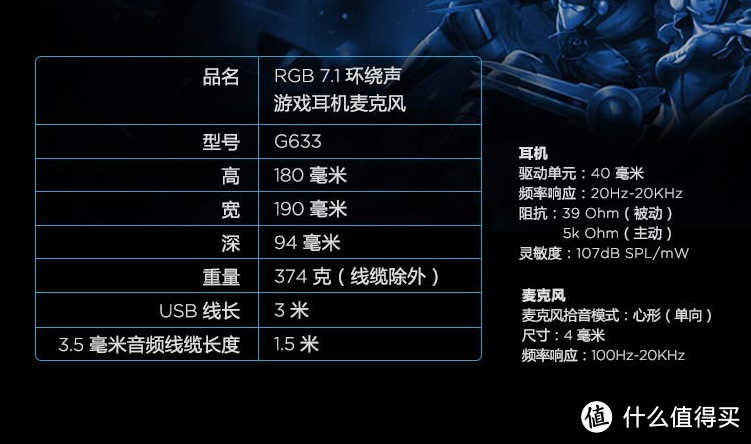 再加把油吧，老罗！罗技G633 RGB 7.1 环绕声游戏耳机评测