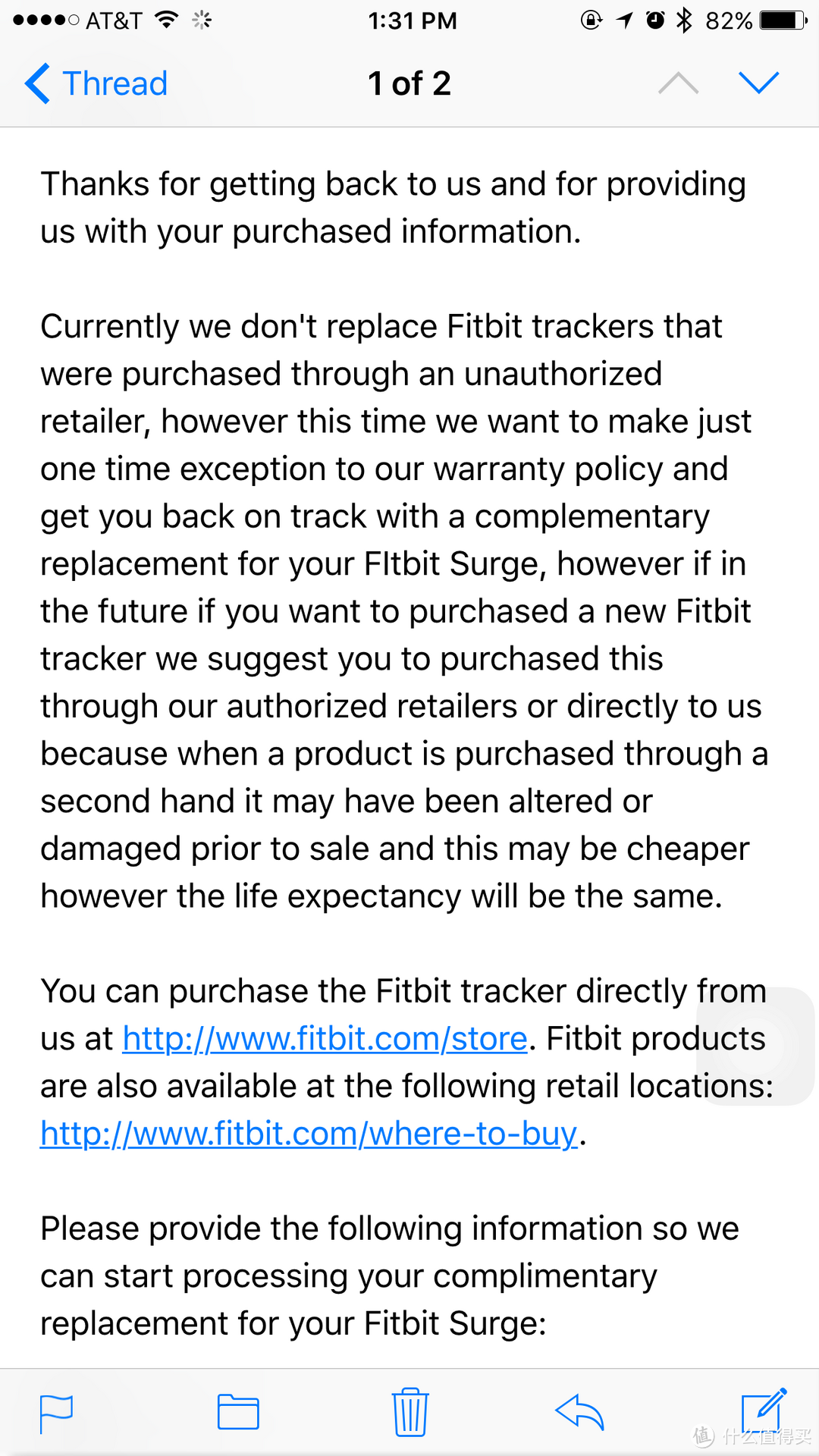 更换过程的神奇经历及使用评测——Fitbit Surge 智能运动手环（附真人兽）