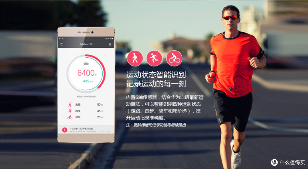 我为华为上了环：HUAWEI 华为 B2 智能手环