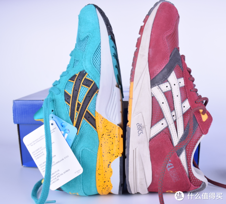 siao绿晒单：ASICS 亚瑟士 GEL LYTE V 男款复古跑鞋（附与saga的简单对比）