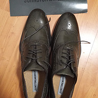 Johnston & Murphy 约翰斯顿 墨菲 Tyndall Wing 男士复古皮鞋 试穿体验