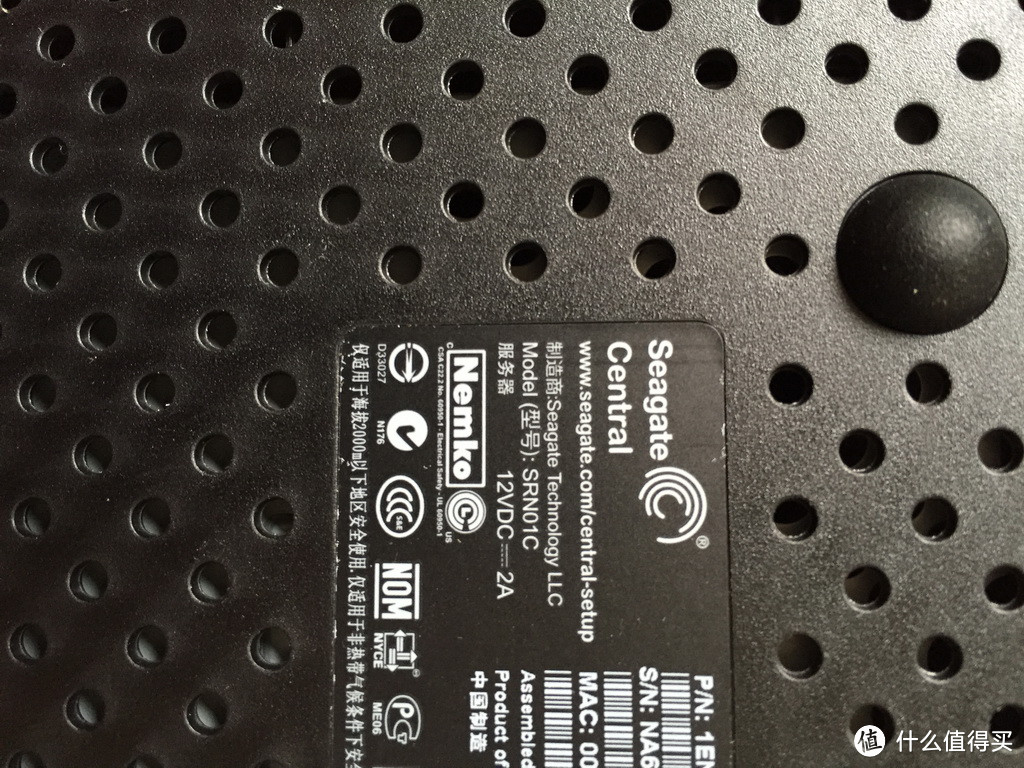 599的硬盘：SEAGATE 希捷 Central 智汇盒 4TB NAS 网络存储（附拆解）