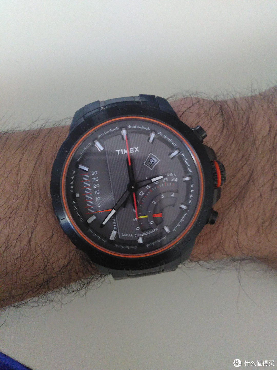 分享生活）我又买了块儿表 篇一：TIMEX 天美时 T2P273 简洁大方 动感十足的飞返石英腕表